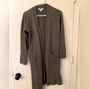 Army Green Long Sweater